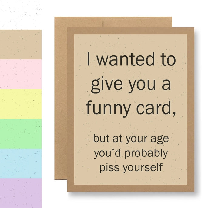 Plantable Greeting Card - Give You a Funny Card?