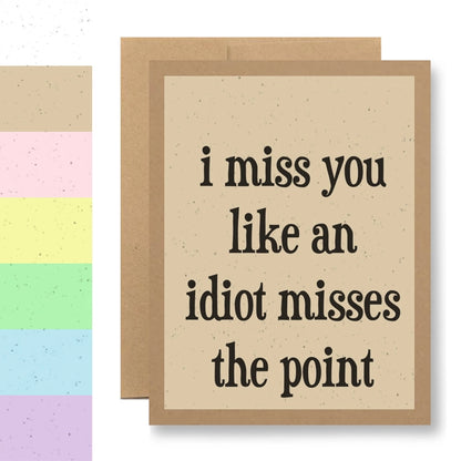 Plantable Greeting Card - Misses the Point