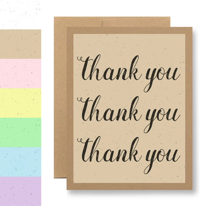 Plantable Greeting Card - Thank You