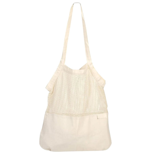 Shopping Bag, Organic Cotton Solid and Mesh