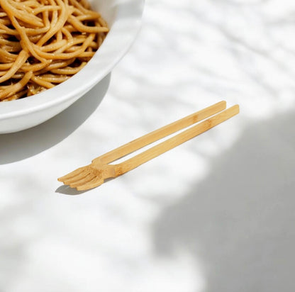 Bamboo Chopstick Trainer, w/ Fork End