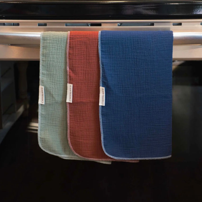 Organic Cotton Muslin Kitchen Towels