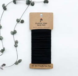 Organic Biodegradable Plastic Free Hair Ties