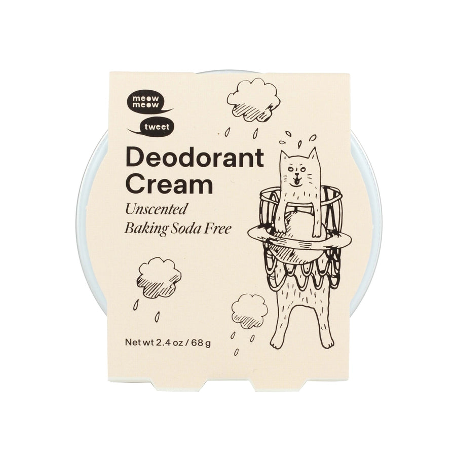 Unscented Baking Soda Free Deodorant Cream