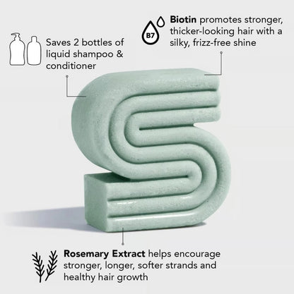 Rosemary + Biotin Volumizing Solid Shampoo