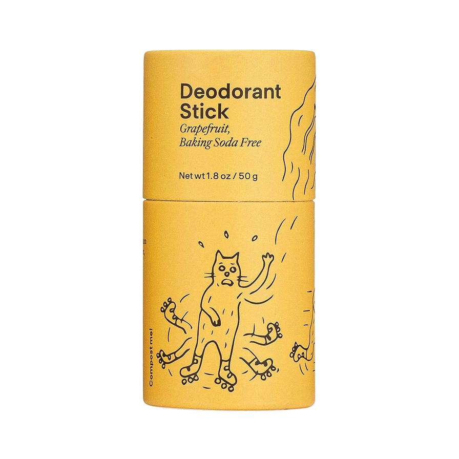 Grapefruit Baking Soda Free Deodorant Stick