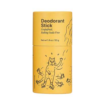 Grapefruit Baking Soda Free Deodorant Stick