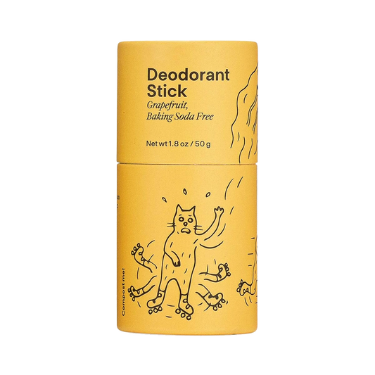 Grapefruit Baking Soda Free Deodorant Stick