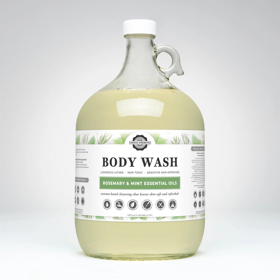 Body Wash, Hypoallergenic, Rosemary Mint (563)