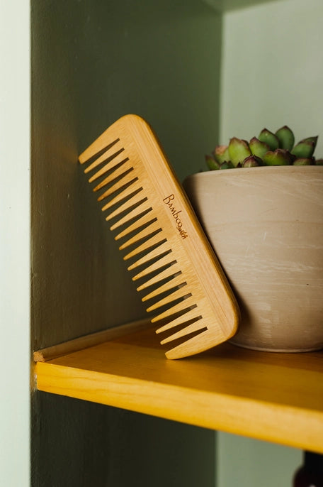 Bamboo Wide Mouth Comb